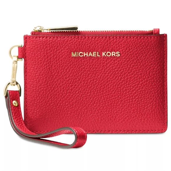 Michael Kors Bags Michael Kors Pebble Leather Mercer Coin Purse